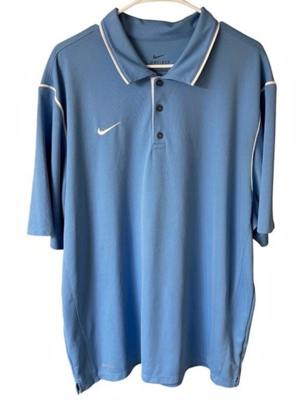 Nike Men's Dri-FIT Polo Blue Size XXL